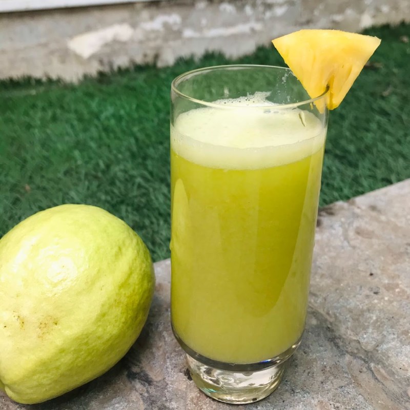 Bước 3 Thành phẩm Nước ép ổi có đá