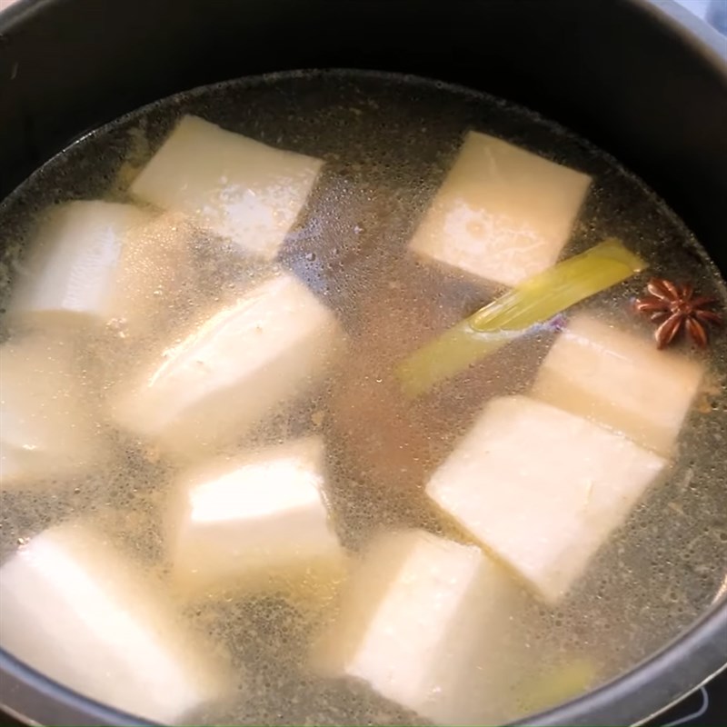 Bước 4 Hầm đuôi bò Lẩu đuôi bò thuốc bắc