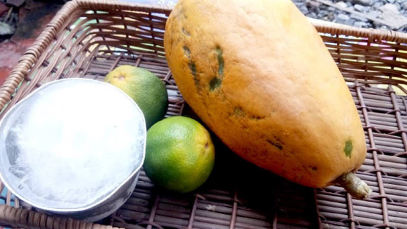 Nguyên liệu món ăn sinh tố quýt