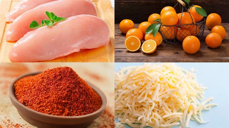 Nguyên liệu món ăn 2 cách làm ức gà nướng phô mai