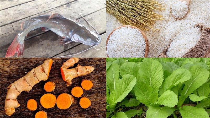 Nguyên liệu món ăn cháo cá lăng