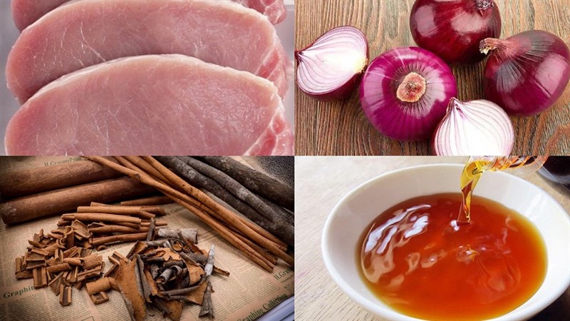 Nguyên liệu món ăn chà bông thịt heo