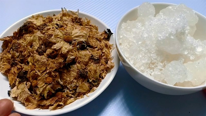 Nguyên liệu món ăn sâm bông cúc