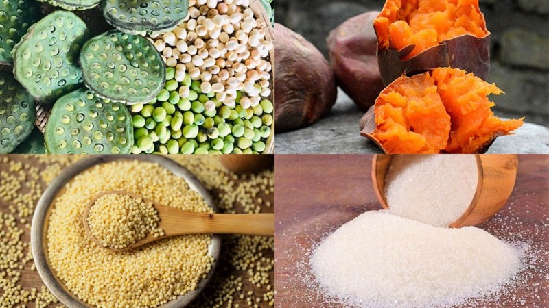 Nguyên liệu món ăn sữa hạt sen