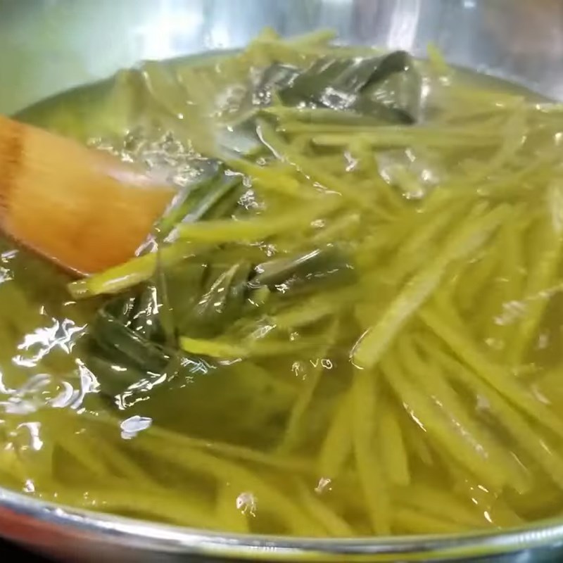 Bước 3 Rim bưởi với đường phèn Siro bưởi mật ong