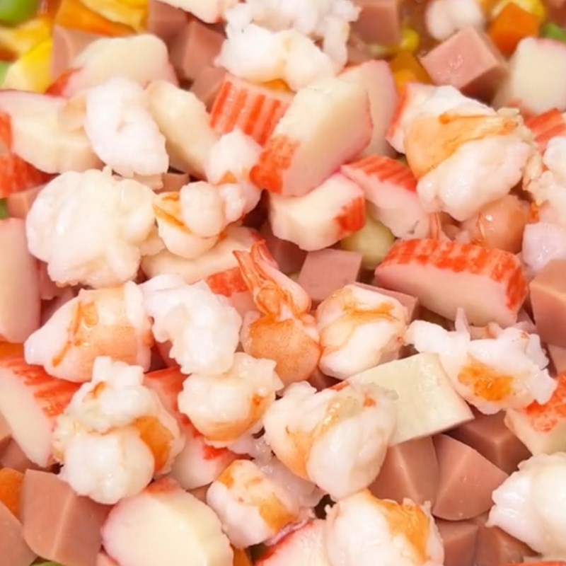 Bước 2 Chế biến Pizza đậu hũ (Công thức được chia sẻ từ Tiktok Cách Nấu Ngon cùng Cách Nấu Ngon)