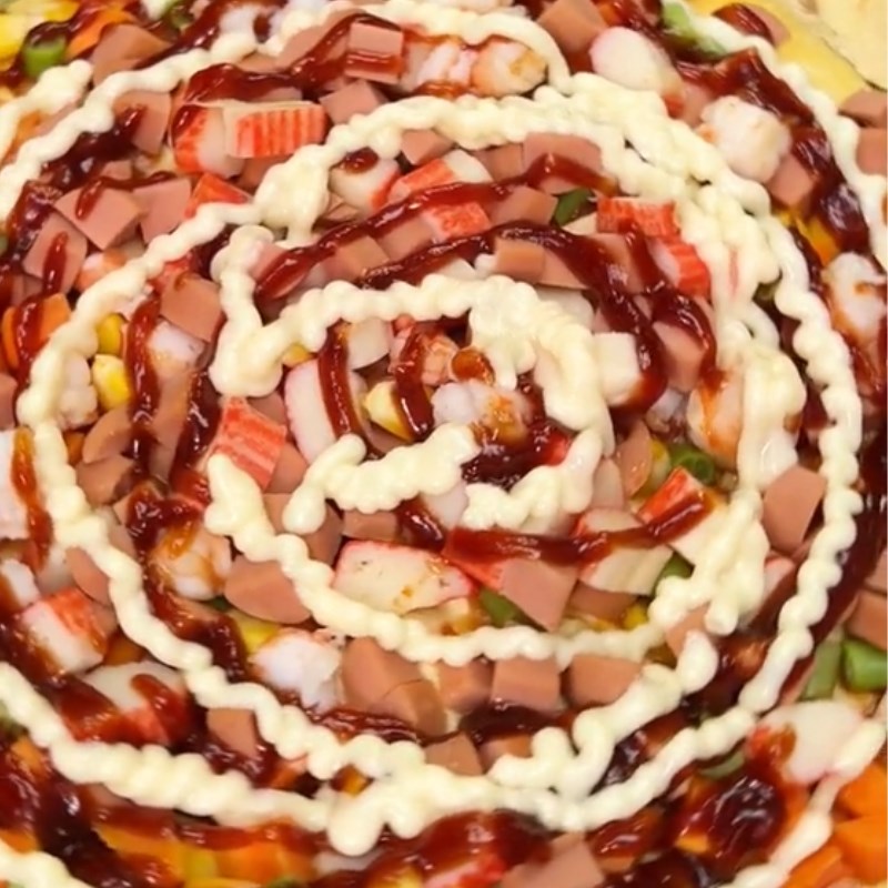 Bước 3 Thành phẩm Pizza đậu hũ (Công thức được chia sẻ từ Tiktok Cách Nấu Ngon cùng Cách Nấu Ngon)