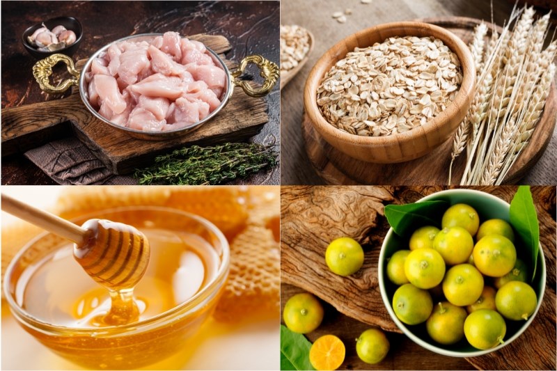 Nguyên liệu món ăn gà sốt mật ong
