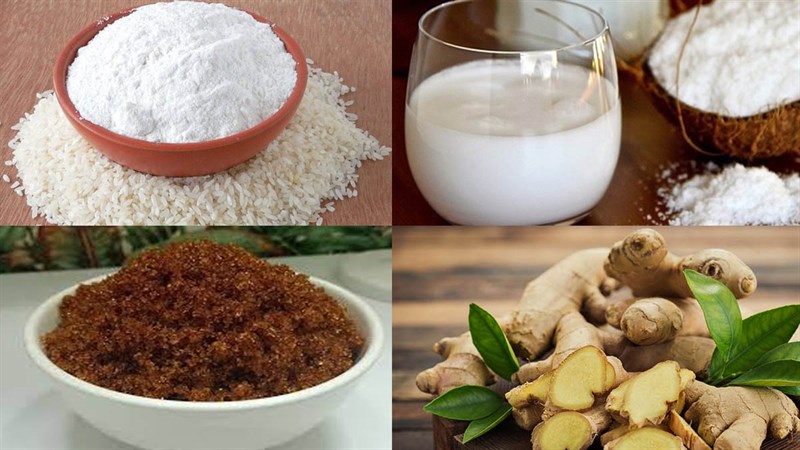 Nguyên liệu món ăn chè ỷ truyền thống, chè ỷ hoa đậu biếc