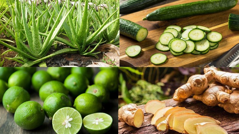 Nguyên liệu món ăn nước ép nha đam