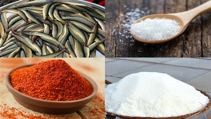 Nguyên liệu món ăn khô cá chạch