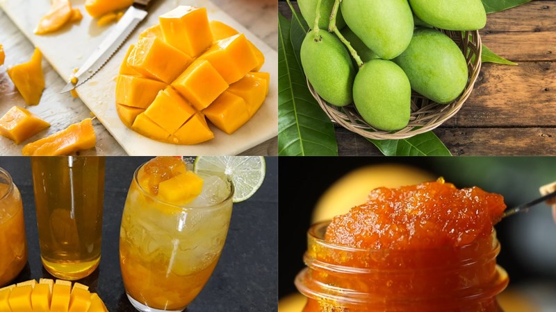 Nguyên liệu món ăn sinh tố xoài