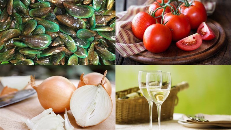 Nguyên liệu món ăn 3 cách làm vẹm xanh hấp