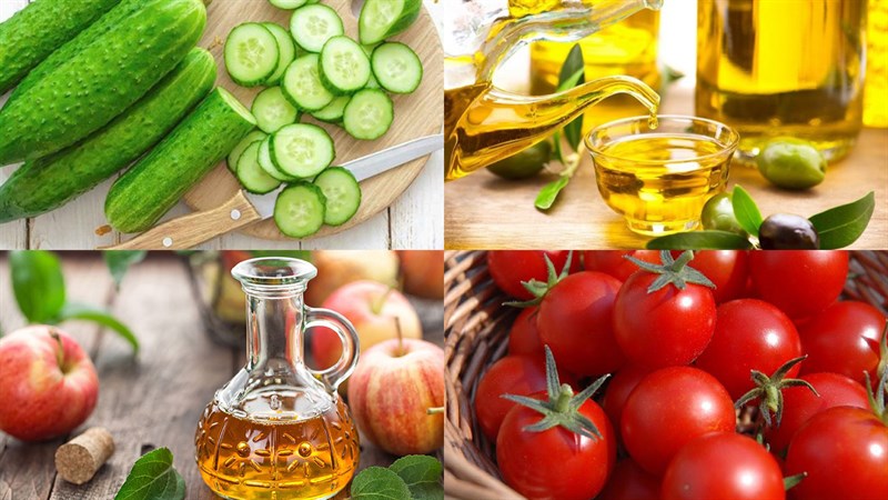 2 cách làm salad dưa chuột cà chua sốt mayonnaise đơn giản, mát lành 23 Nguyên liệu món ăn 2 cách làm salad dưa chuột cà chua sốt mayonnaise