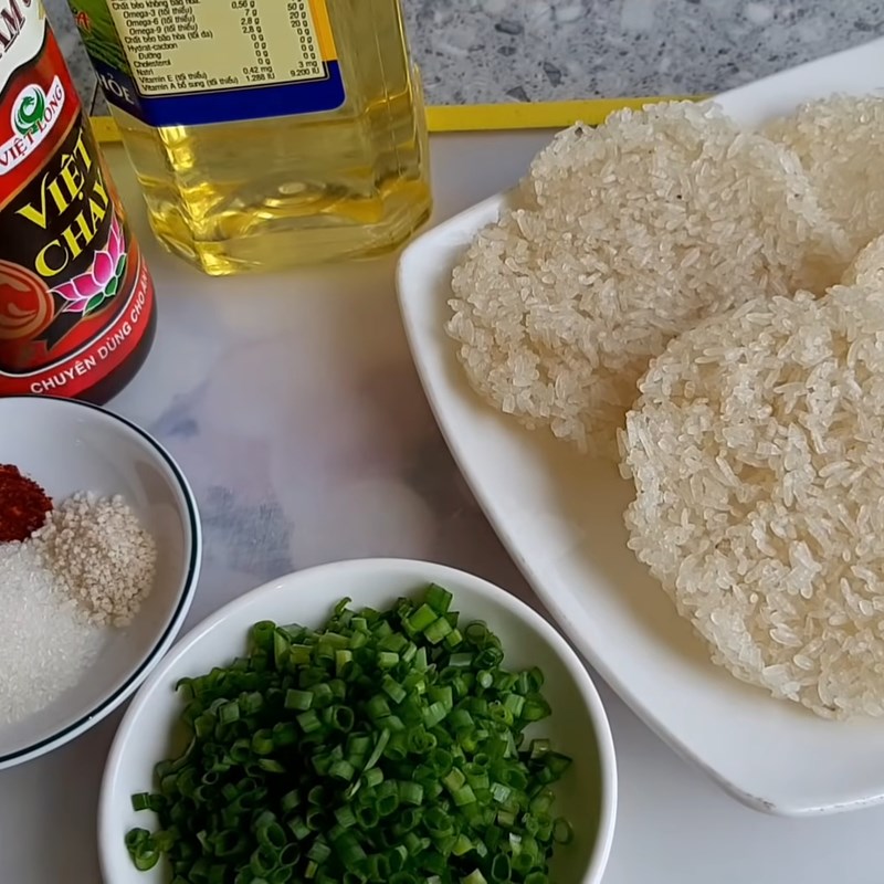 Nguyên liệu món ăn cơm cháy chà bông chay