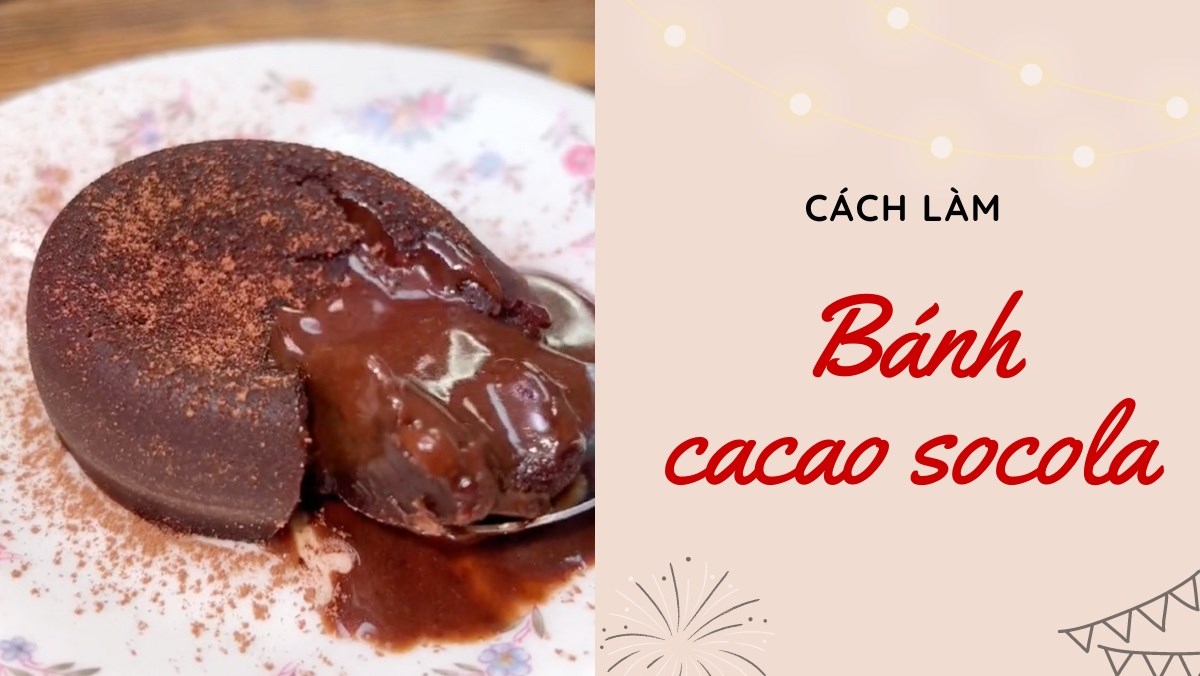 Bánh cacao socola (Công thức được chia sẻ bởi Tiktok Cách Nấu Ngon cùng Cách Nấu Ngon)