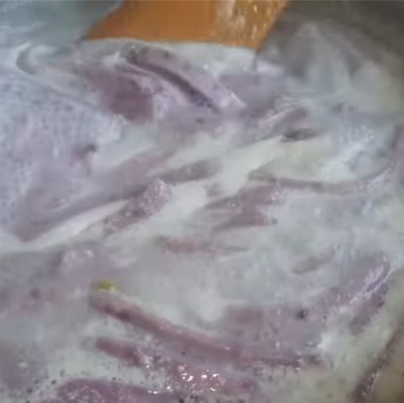Bước 5 Nấu bánh canh Bánh canh khoai mỡ chay