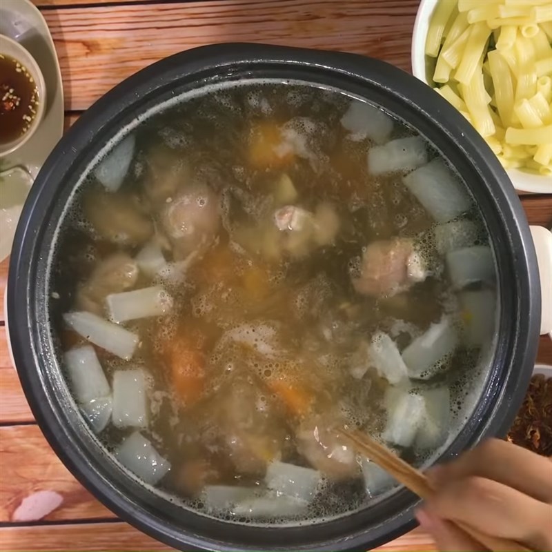 Bước 7 Hoàn thành Nui giò heo thịt băm