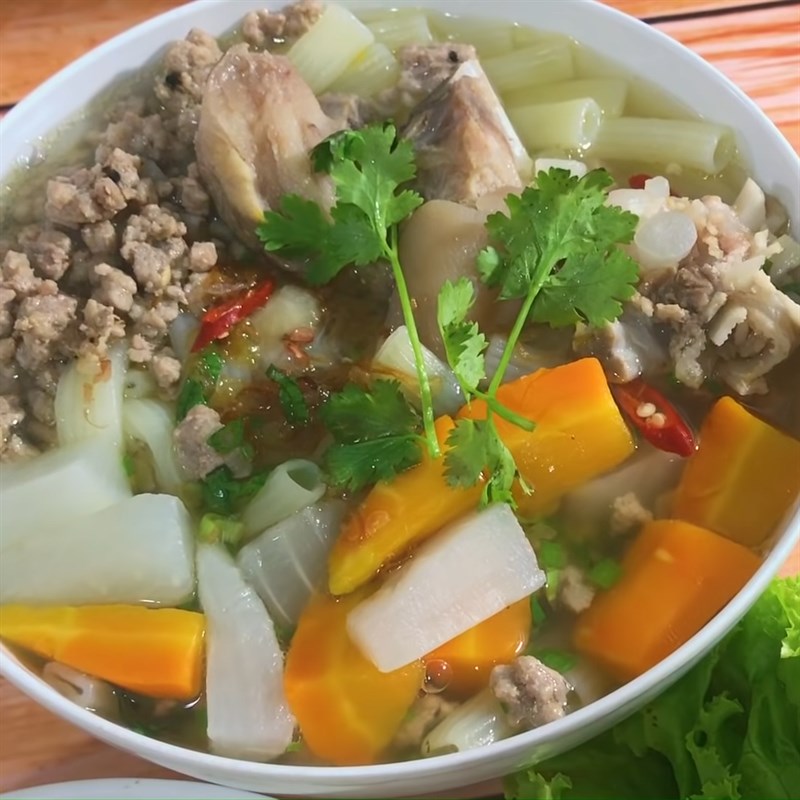 Bước 8 Thành phẩm Nui giò heo thịt băm