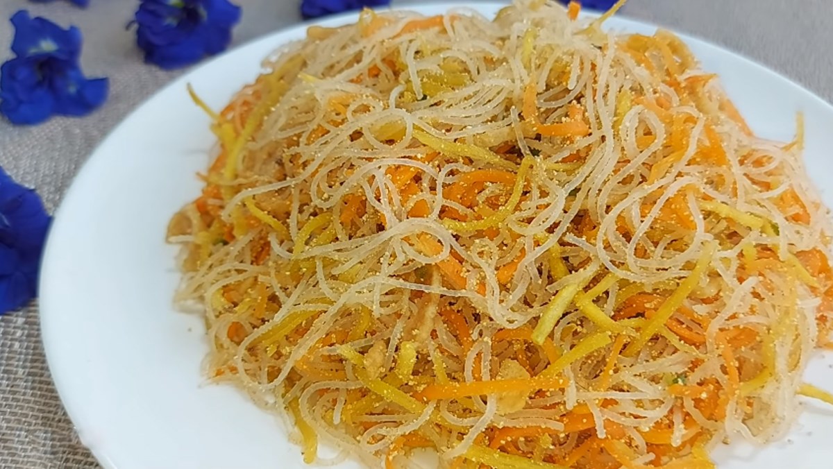 Bì chay rau củ