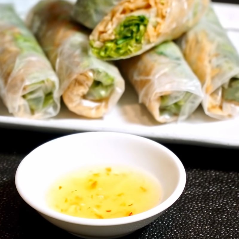 Bước 6 Làm nước chấm Bì cuốn chay từ củ cải muối