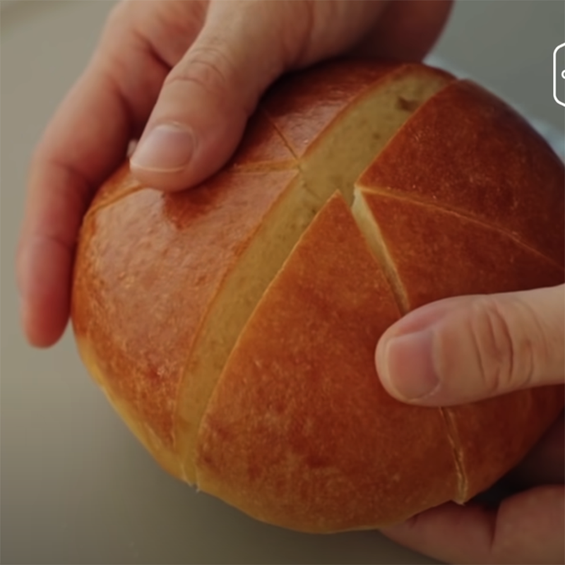 Bước 8 Bơm bánh Bánh mì nhân kem sữa