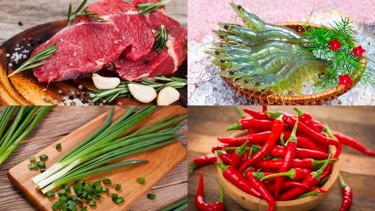 Nguyên liệu món ăn bún nước lèo