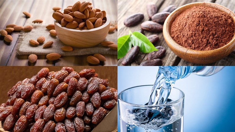 Nguyên liệu món ăn 6 cách làm sữa hạnh nhân
