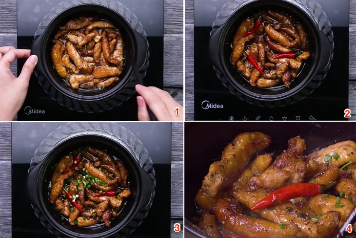 Bước 2 Kho trứng cá Trứng cá kho tộ