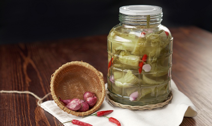 Bước 3 Thành phẩm Dưa cải muối