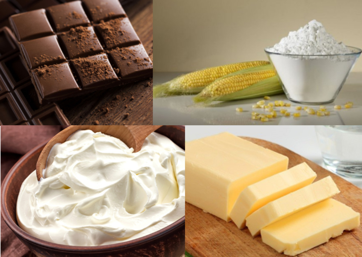 Nguyên liệu món ăn 2 cách làm pudding chocolate và cacao