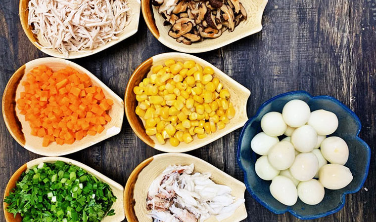 Nguyên liệu món ăn súp thập cẩm