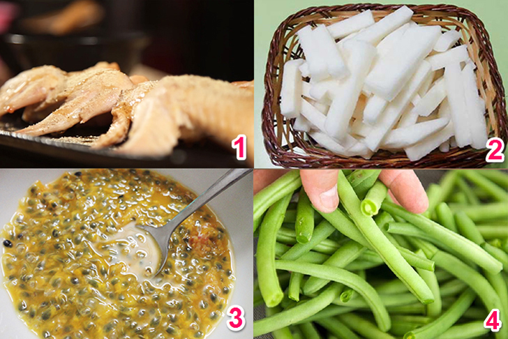 Bước 1 Sơ chế nguyên liệu cánh gà sốt chanh dây