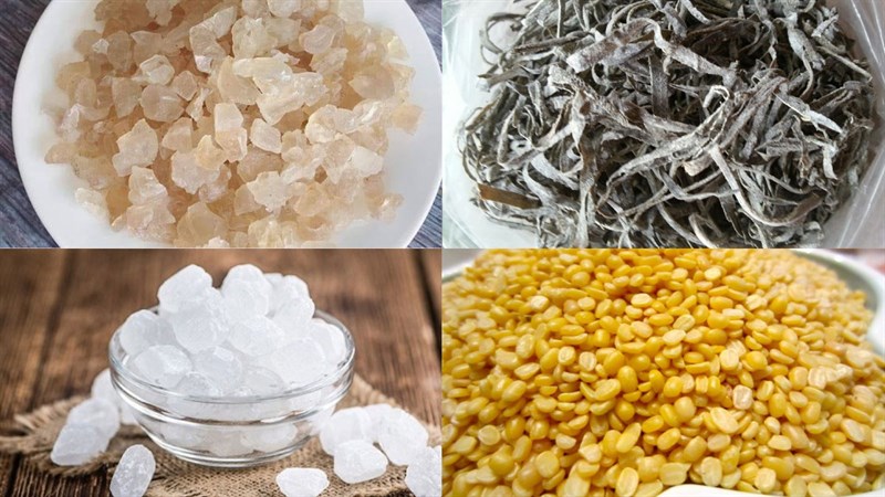 Nguyên liệu món ăn chè mủ trôm