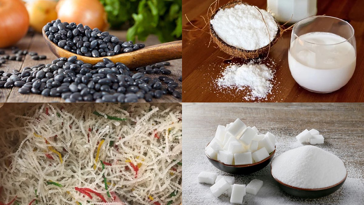 Nguyên liệu món ăn 3 cách nấu chè đậu đen