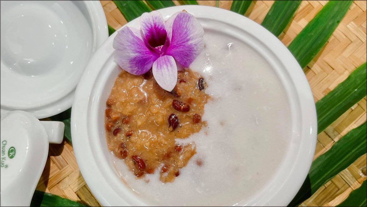 Chè đậu đỏ với nếp