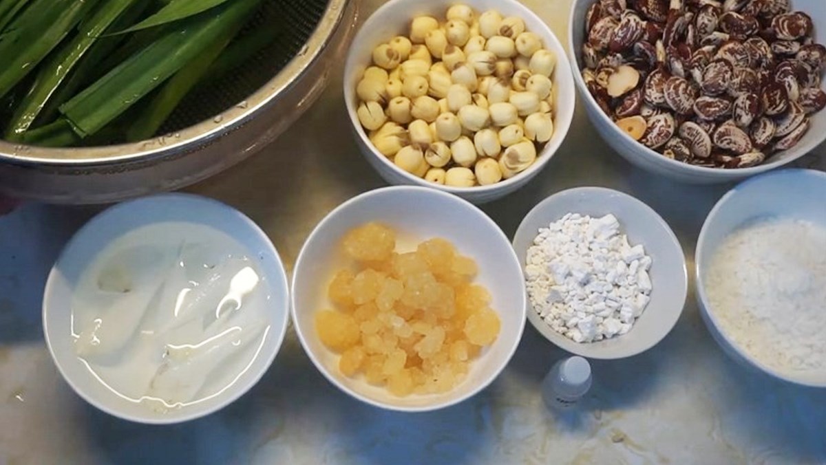 Nguyên liệu món ăn chè đậu ngự