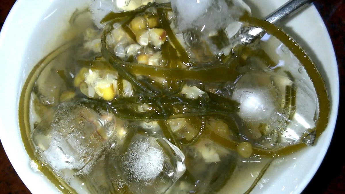 Chè mủ trôm đậu xanh