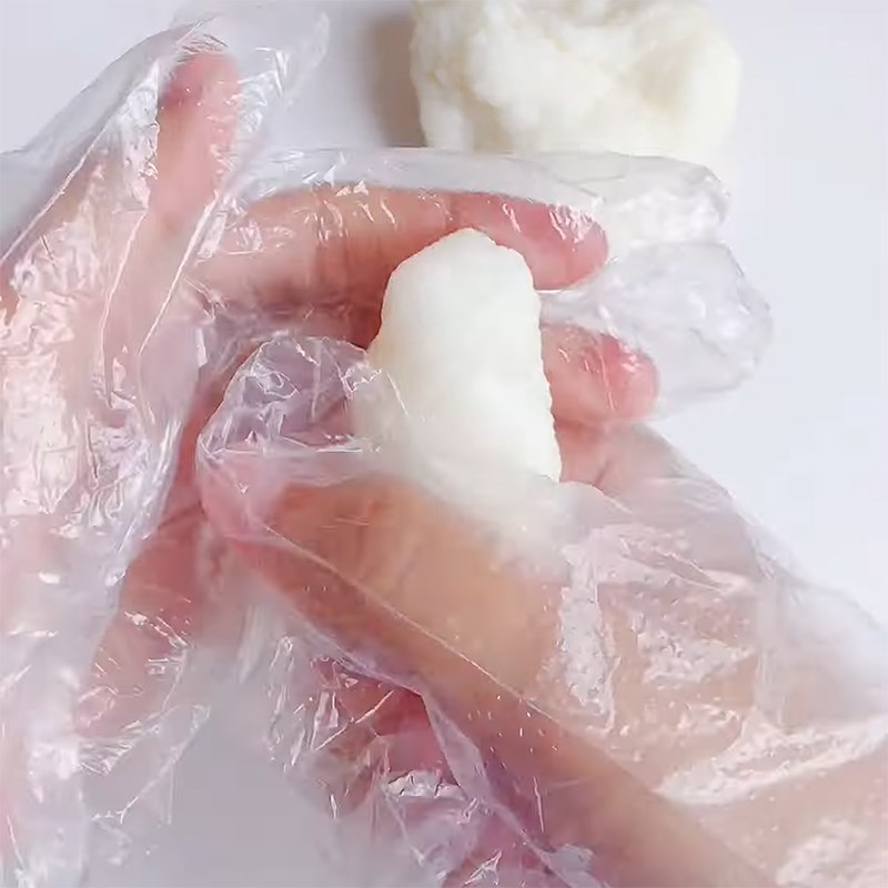 Bước 3 Chia bột và tạo hình Bánh gạo tokbokki bằng cơm nguội