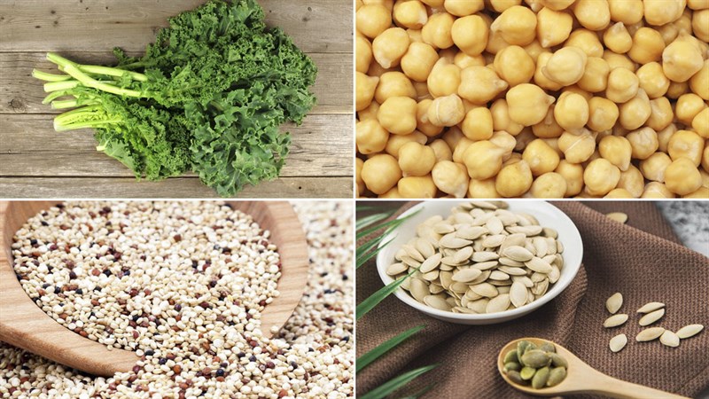 Nguyên liệu món ăn salad cải xoăn