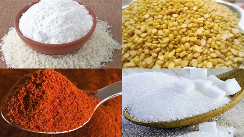 Nguyên liệu món ăn chè trôi nước cá chép