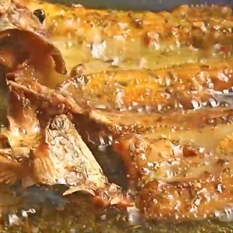 Bước 5 Chiên khô cá lóc Khô cá lóc