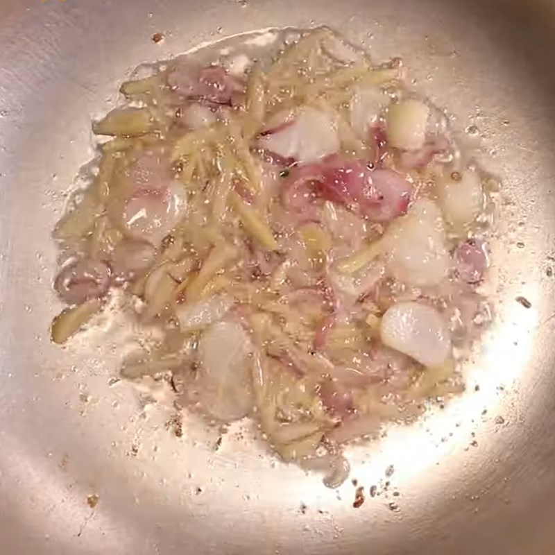 Bước 3 Chiên mắm cá lóc Mắm cá lóc chiên