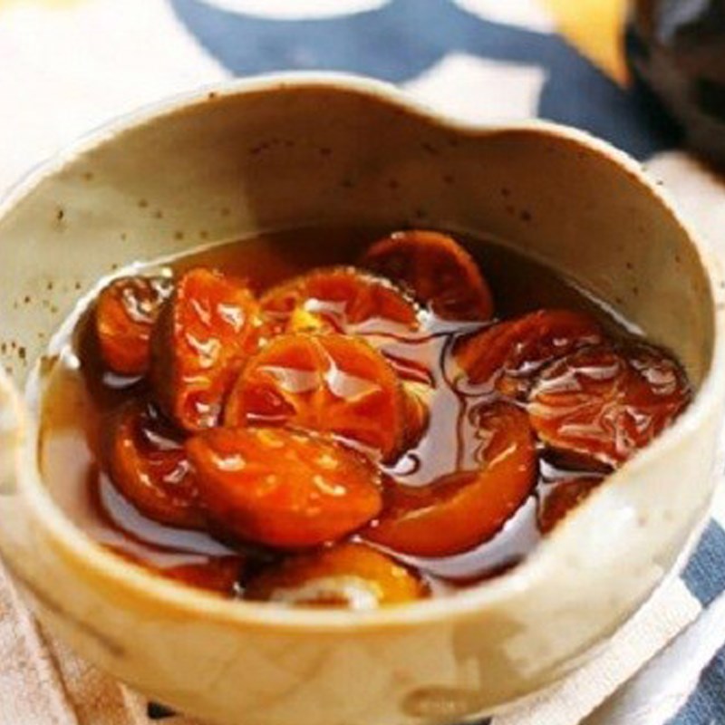 Bước 2 Chưng tắc Tắc chưng mật ong
