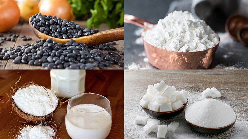 Nguyên liệu món ăn 3 cách nấu chè đậu đen