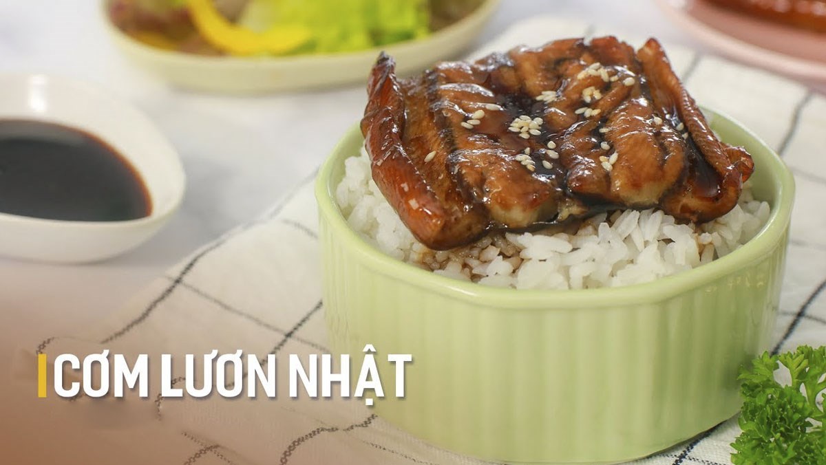 Cơm lươn Nhật Bản nướng sốt teriyaki