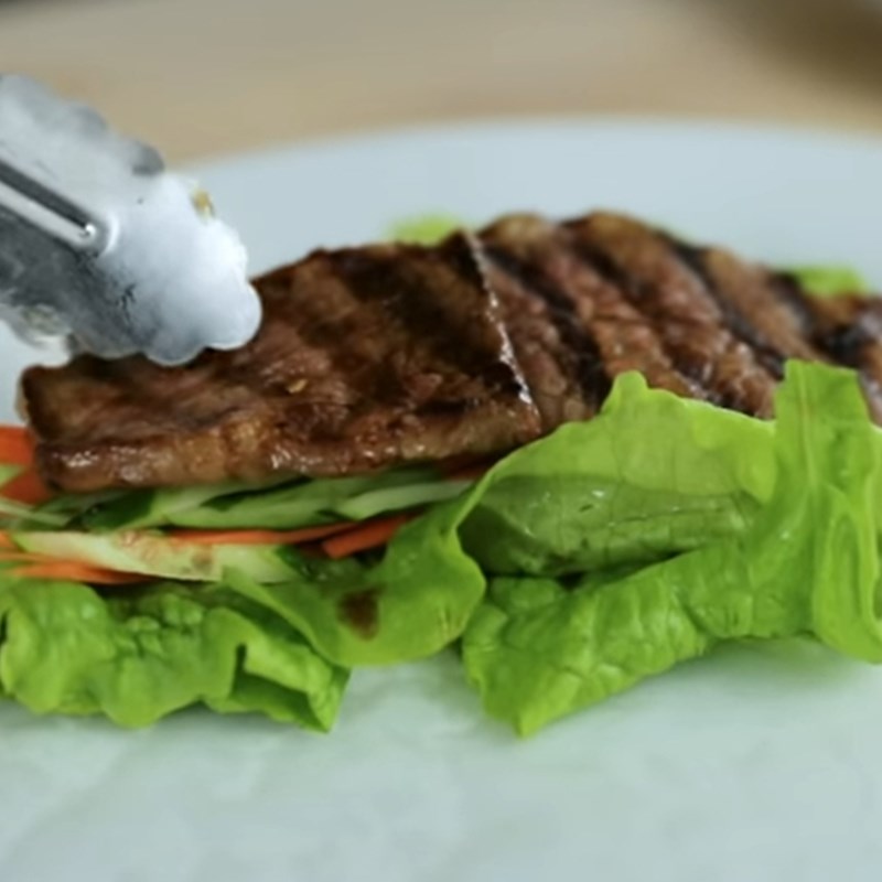 Bước 6 Cuốn gỏi Gỏi cuốn bò nướng
