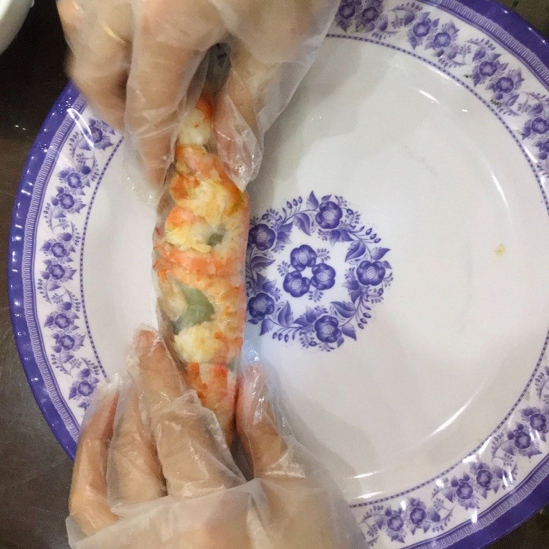 Bước 4 Cuốn gỏi Gỏi cuốn tôm thịt