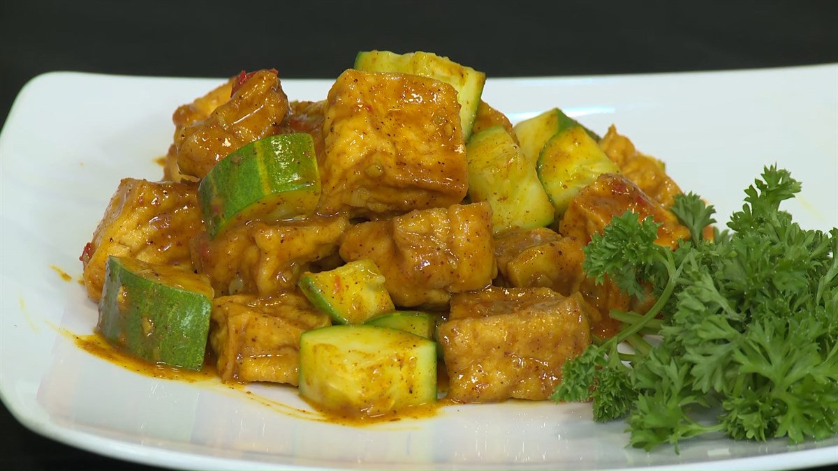 Đậu hũ kho cà ri