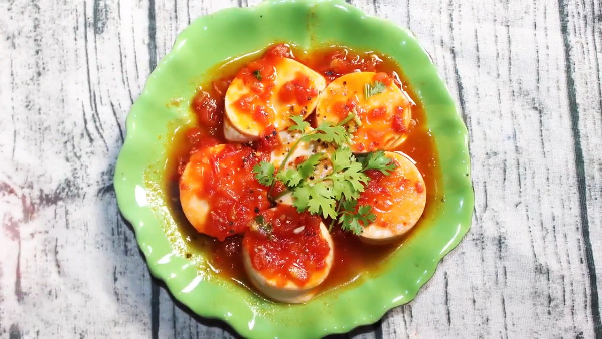 Đậu hũ non sốt cà chua